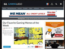 Tablet Screenshot of gaminglego.com